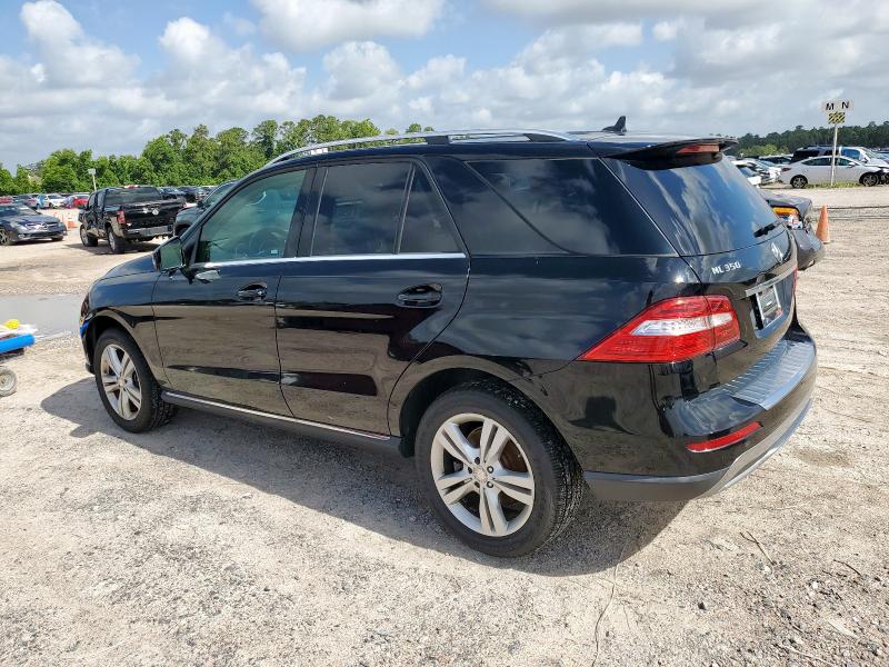 4JGDA5HB3DA251821 - 2013 MERCEDES-BENZ ML 350 4MATIC BLACK photo 2