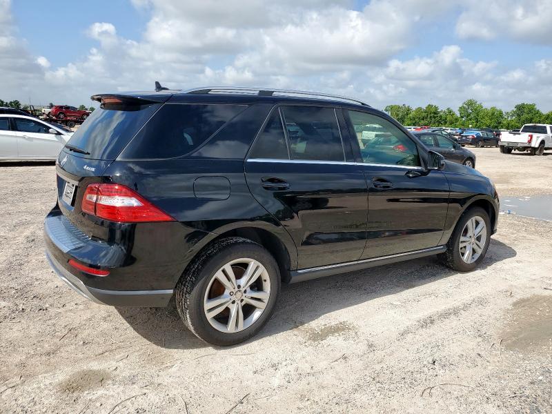 4JGDA5HB3DA251821 - 2013 MERCEDES-BENZ ML 350 4MATIC BLACK photo 3