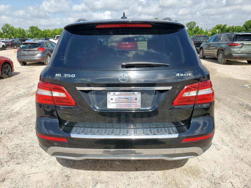 4JGDA5HB3DA251821 - 2013 MERCEDES-BENZ ML 350 4MATIC BLACK photo 6