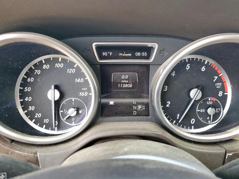 4JGDA5HB3DA251821 - 2013 MERCEDES-BENZ ML 350 4MATIC BLACK photo 9