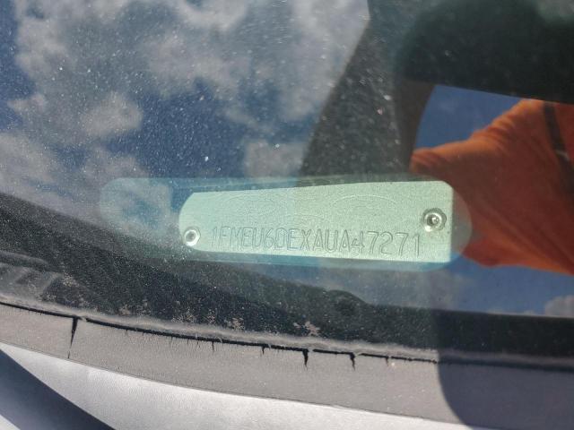 1FMEU6DEXAUA47271 - 2010 FORD EXPLORER XLT Սպիտակ լուսանկար 13