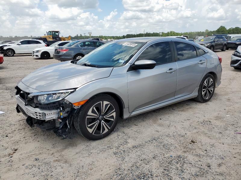2HGFC1F7XGH647024 - 2016 HONDA CIVIC EXL SILVER photo 1