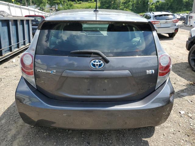 JTDKDTB32E1066623 - 2014 TOYOTA PRIUS C GRAY photo 6