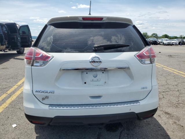 KNMAT2MV2FP572958 - 2015 NISSAN ROGUE S WHITE photo 6