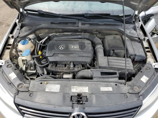 3VWD07AJ2EM400452 - 2014 VOLKSWAGEN JETTA SE SILVER photo 11