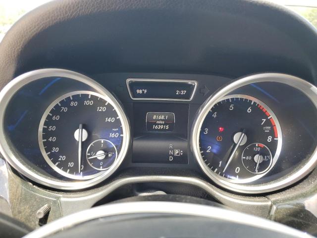 4JGDA5HB6FA581648 - 2015 MERCEDES-BENZ ML 350 4MATIC GRAY photo 9