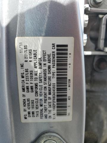 1HGCP2F66CA045900 - 2012 HONDA ACCORD SE SILVER photo 13