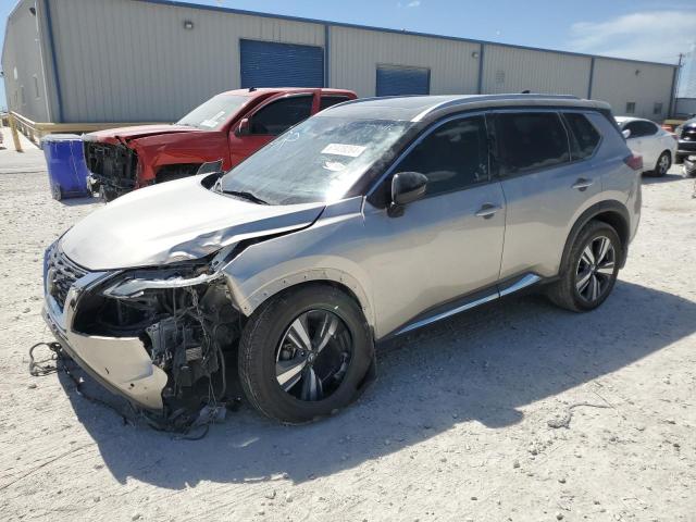 JN8AT3DC6MW100256 - 2021 NISSAN ROGUE PLATINUM SILVER photo 1