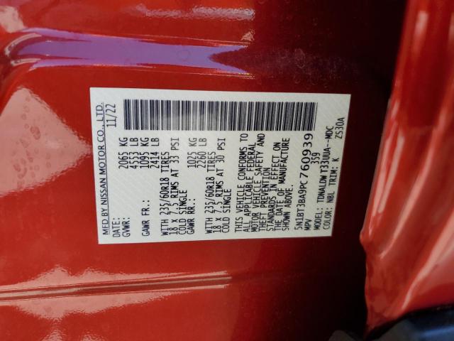 5N1BT3BA9PC760939 - 2023 NISSAN ROGUE SV RED photo 13