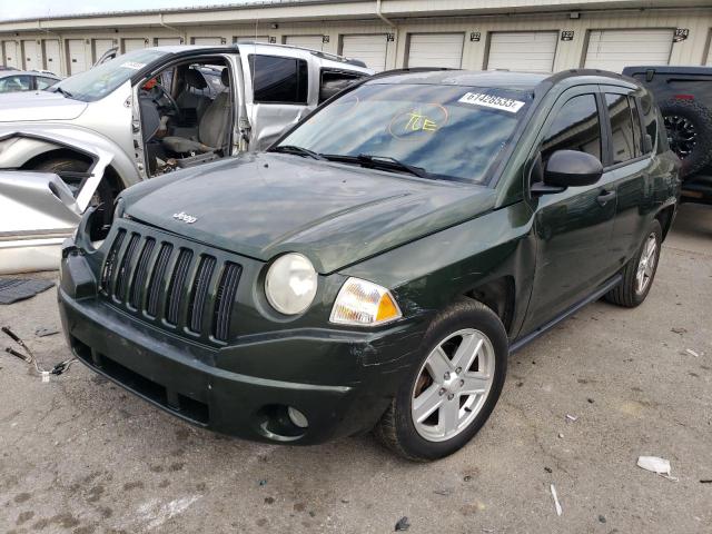 1J8FF47W07D122606 - 2007 JEEP COMPASS GREEN photo 1