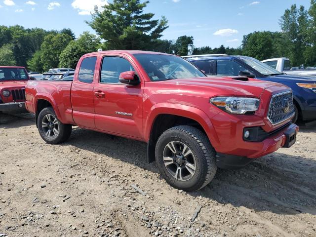 5TFSZ5AN0KX200361 - 2019 TOYOTA TACOMA ACCESS CAB RED photo 4