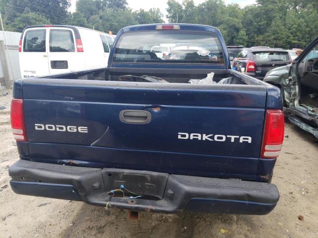 1D7HG38N84S737494 - 2004 DODGE DAKOTA QUAD SPORT BLUE photo 6