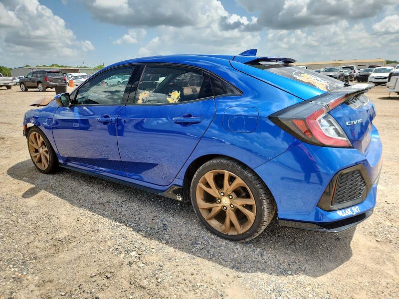 SHHFK7H44KU212259 - 2019 HONDA CIVIC SPORT Niebieski zdjęcie 2
