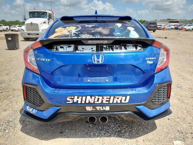 SHHFK7H44KU212259 - 2019 HONDA CIVIC SPORT Niebieski zdjęcie 6