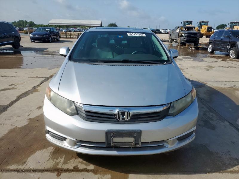 19XFB2F84CE317093 - 2012 HONDA CIVIC EX SILVER photo 5