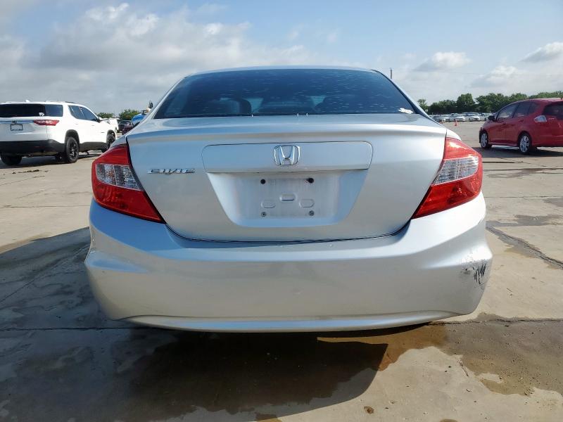 19XFB2F84CE317093 - 2012 HONDA CIVIC EX SILVER photo 6