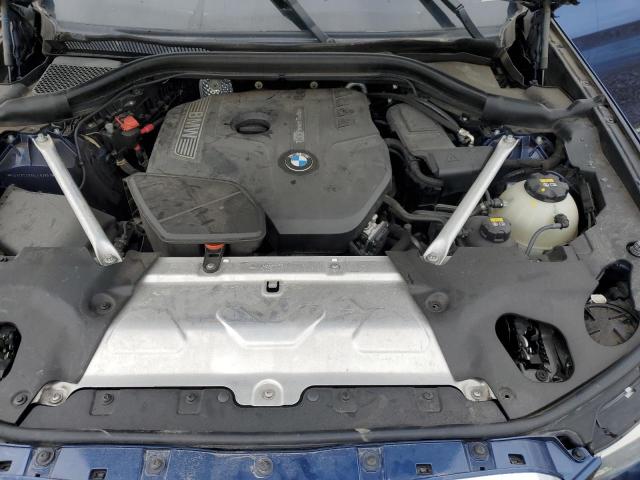 5UXTR7C58KLE93951 - 2019 BMW X3 SDRIVE30I BLUE photo 12