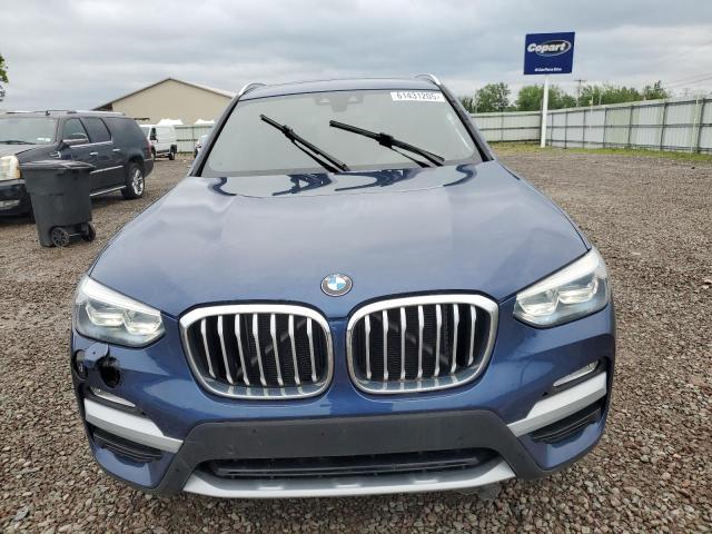 5UXTR7C58KLE93951 - 2019 BMW X3 SDRIVE30I BLUE photo 5