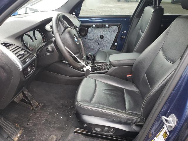 5UXTR7C58KLE93951 - 2019 BMW X3 SDRIVE30I BLUE photo 7