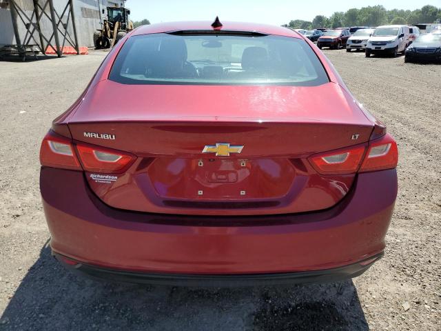 1G1ZD5ST7JF281432 - 2018 CHEVROLET MALIBU LT წითელი ფოტო 6