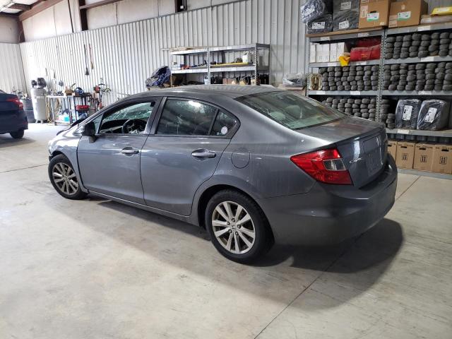 2HGFB2F8XCH316570 - 2012 HONDA CIVIC EX GRAY photo 2