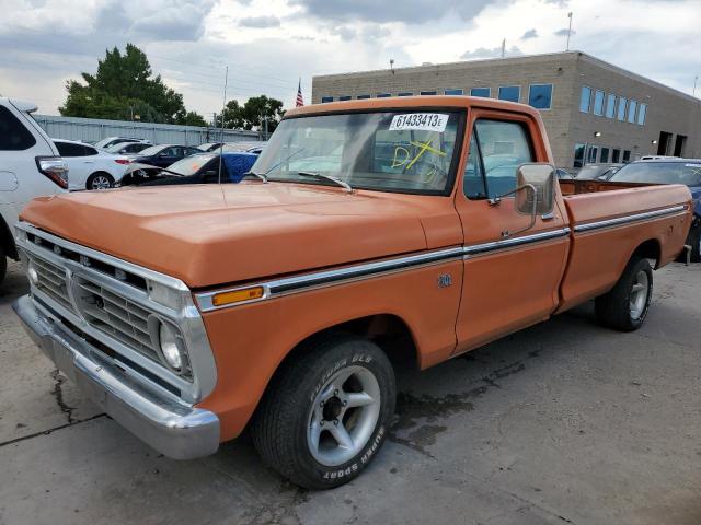 F10YKT09152 - 1974 FORD F100 ORANGE photo 1