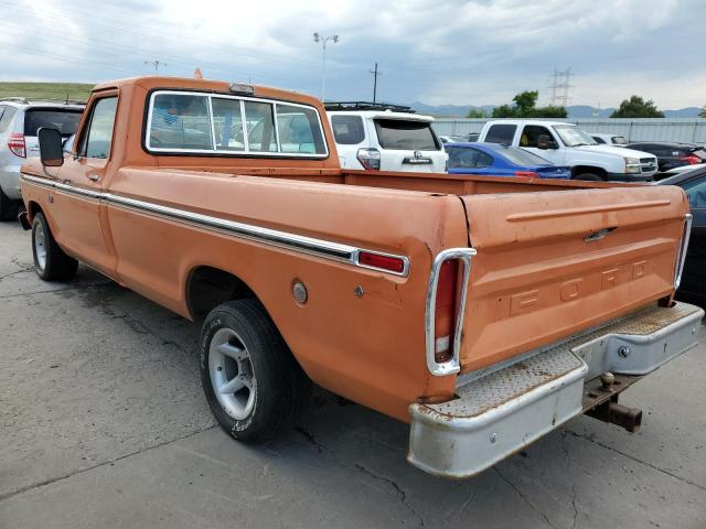 F10YKT09152 - 1974 FORD F100 ORANGE photo 2