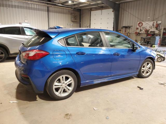 3G1BE6SM5HS619400 - 2017 CHEVROLET CRUZE LT BLUE photo 3