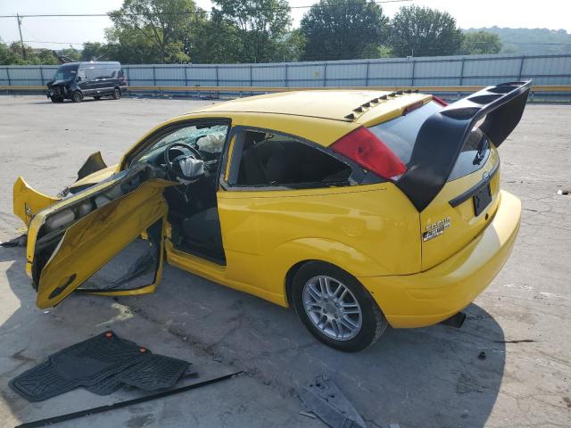 1FAFP31N07W255875 - 2007 FORD FOCUS ZX3 YELLOW photo 2