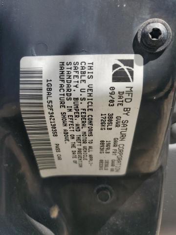 1G8AL52F34Z130358 - 2004 SATURN ION LEVEL 3 SILVER photo 12