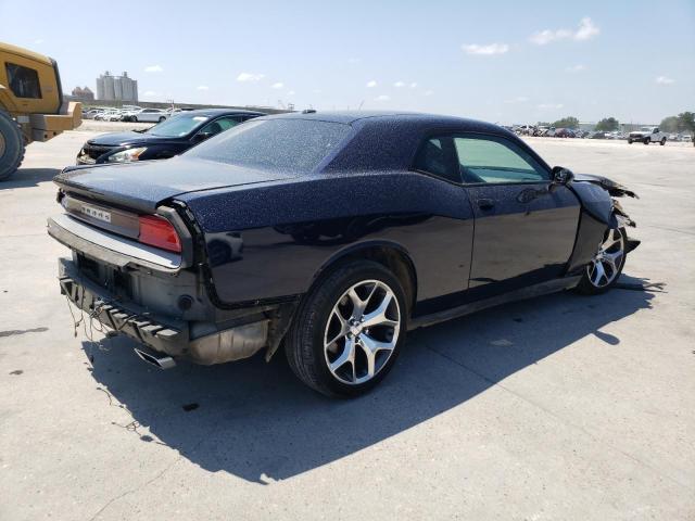 2C3CDYAGXCH294801 - 2012 DODGE CHALLENGER SXT BLUE photo 3