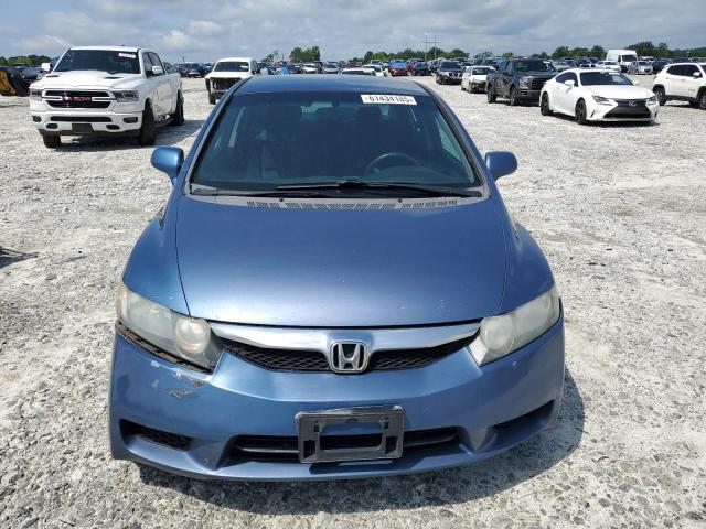 2HGFA16699H508891 - 2009 HONDA CIVIC LX-S BLUE photo 5