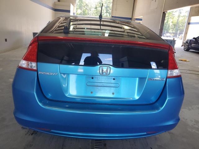 JHMZE2H79AS019110 - 2010 HONDA INSIGHT EX BLUE photo 6