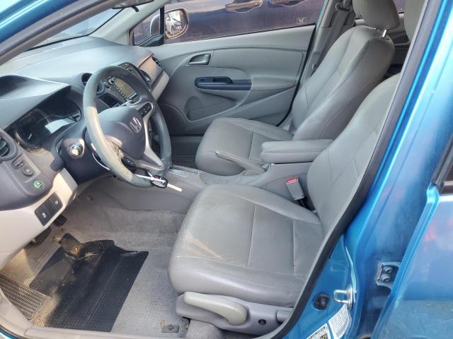 JHMZE2H79AS019110 - 2010 HONDA INSIGHT EX BLUE photo 7