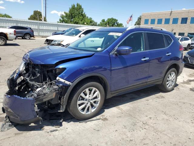 5N1AT2MV8HC750085 - 2017 NISSAN ROGUE SV BLUE photo 1