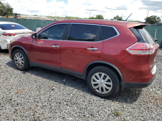 KNMAT2MT1FP556331 - 2015 NISSAN ROGUE S BURGUNDY photo 2