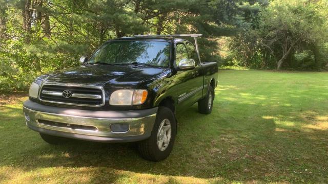 5TBBN441X2S323291 - 2002 TOYOTA TUNDRA ACCESS CAB SR5 BLACK photo 1