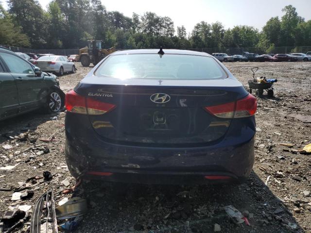 5NPDH4AE1CH089550 - 2012 HYUNDAI ELANTRA GLS BLUE photo 6