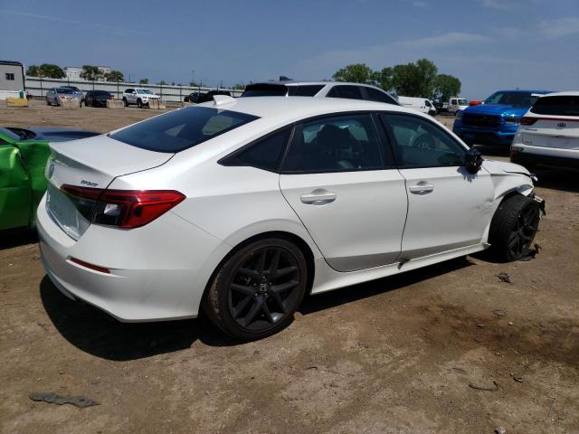 2HGFE2F52NH552906 - 2022 HONDA CIVIC SPORT WHITE photo 3