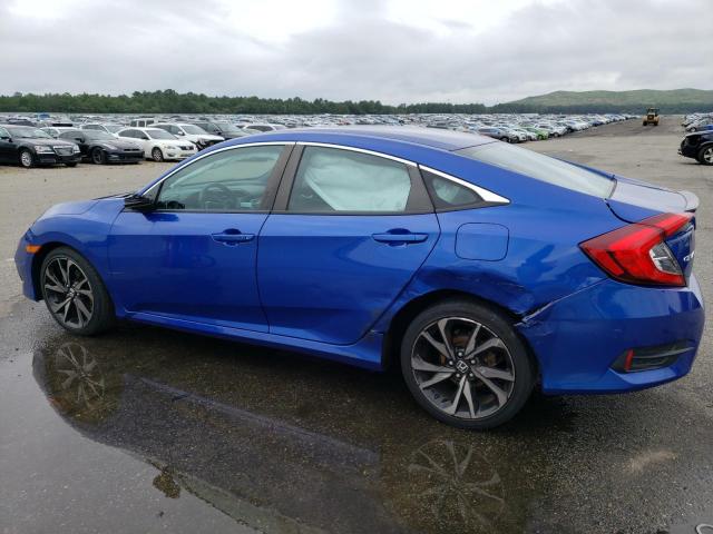 2HGFC2F86KH592725 - 2019 HONDA CIVIC SPORT 蓝色 照片 2