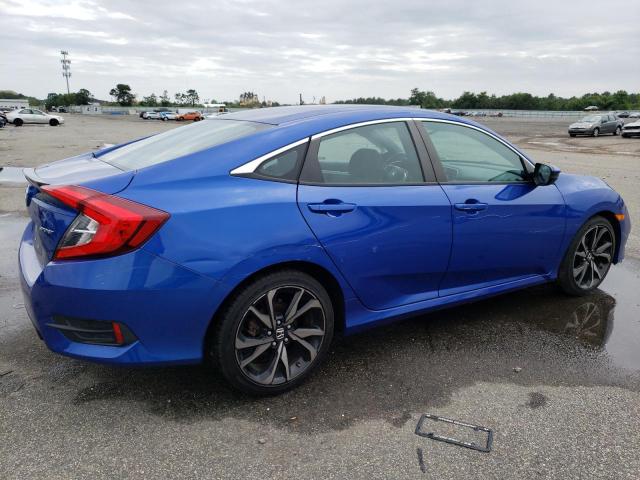 2HGFC2F86KH592725 - 2019 HONDA CIVIC SPORT 蓝色 照片 3