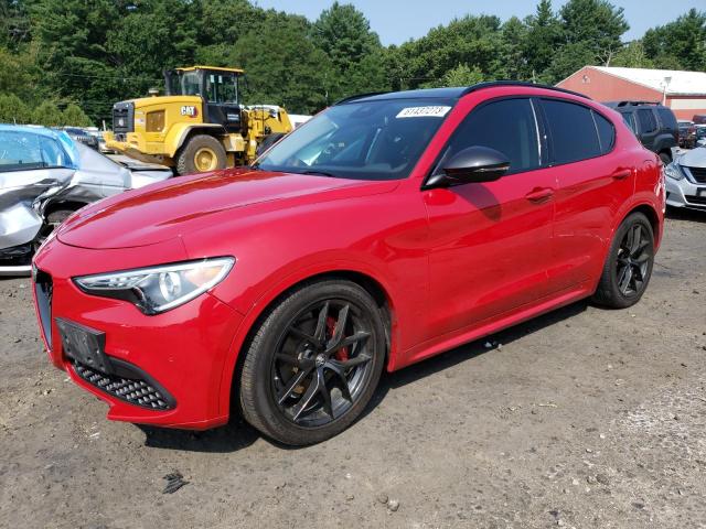 ZASPAKBN2M7D01647 - 2021 ALFA ROMEO STELVIO TI RED photo 1
