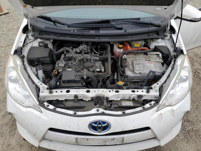 JTDKDTB34D1053998 - 2013 TOYOTA PRIUS C WHITE photo 11