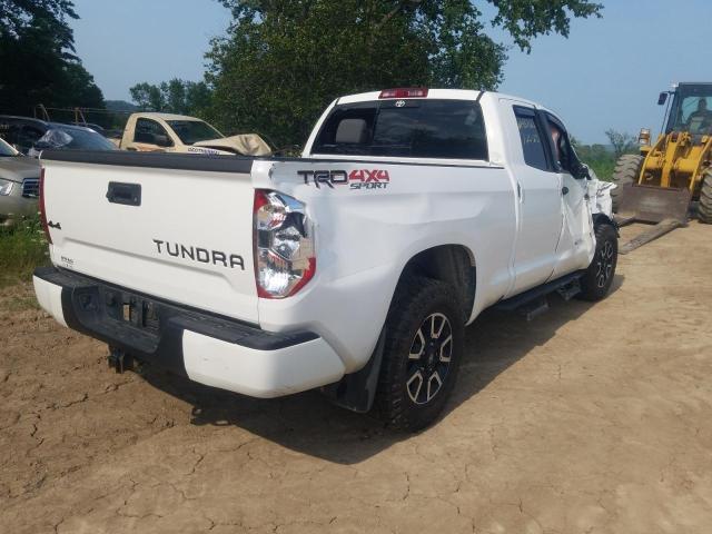 5TFUY5F18KX815841 - 2019 TOYOTA TUNDRA DOUBLE CAB SR/SR5 WHITE photo 3