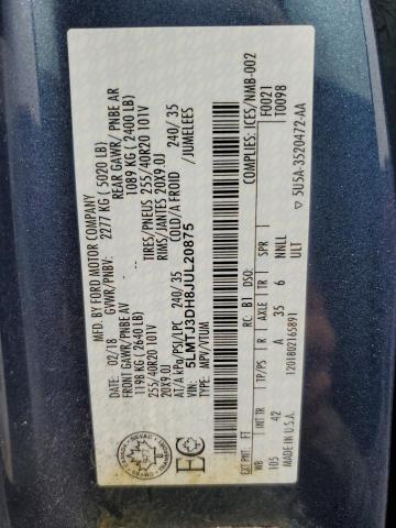 5LMTJ3DH8JUL20875 - 2018 LINCOLN MKC RESERVE Mavi foto 14