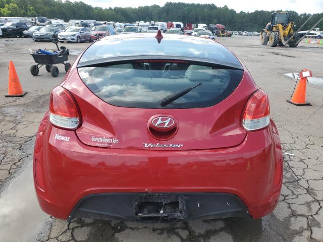 KMHTC6AD8DU087858 - 2013 HYUNDAI VELOSTER RED photo 6