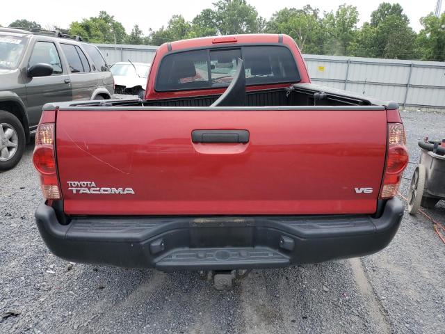 5TEUU42NX7Z454112 - 2007 TOYOTA TACOMA ACCESS CAB წითელი ფოტო 6