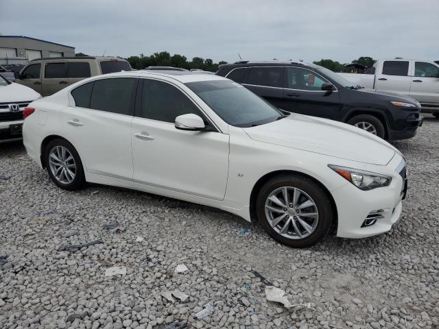 JN1BV7AR7FM392706 - 2015 INFINITI Q50 BASE WHITE photo 4