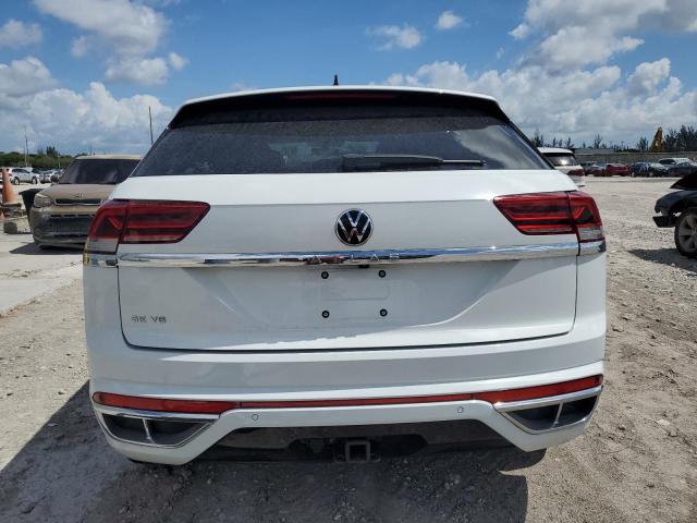 1V25E2CA9LC217670 - 2020 VOLKSWAGEN ATLAS CROS SE WHITE photo 6