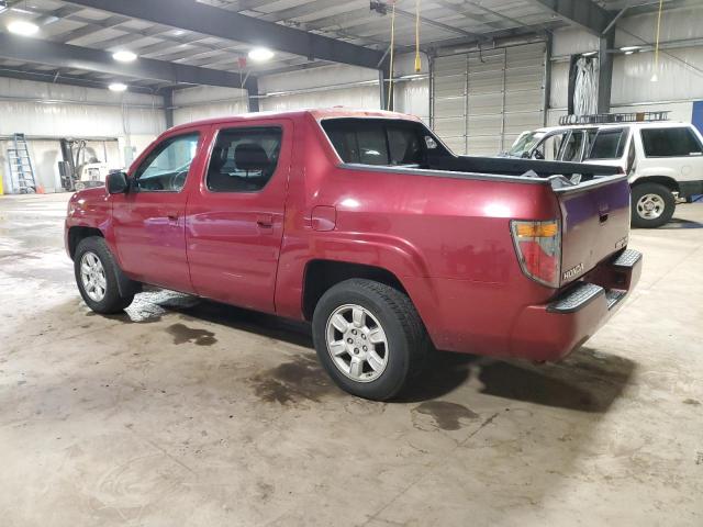 2HJYK16536H517704 - 2006 HONDA RIDGELINE RTL BURGUNDY photo 2